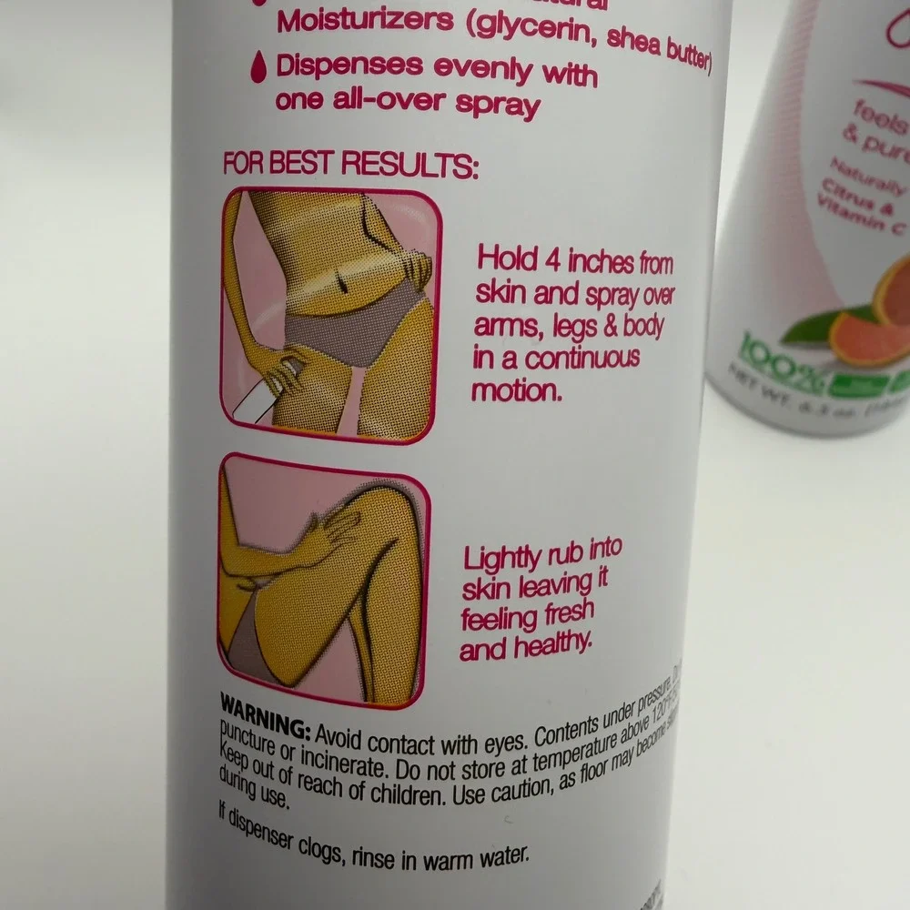 St. Ives Fresh Hydration Lotion Spray Citrus & Vitamin C 6.5oz Lot of 2 (1 full)